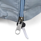 Beschermhoes - voor strandstoel - tuinstoelen - 160-150x135x10 cm - grijs