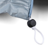 Beschermhoes - voor strandstoel - tuinstoelen - 160-150x135x10 cm - grijs