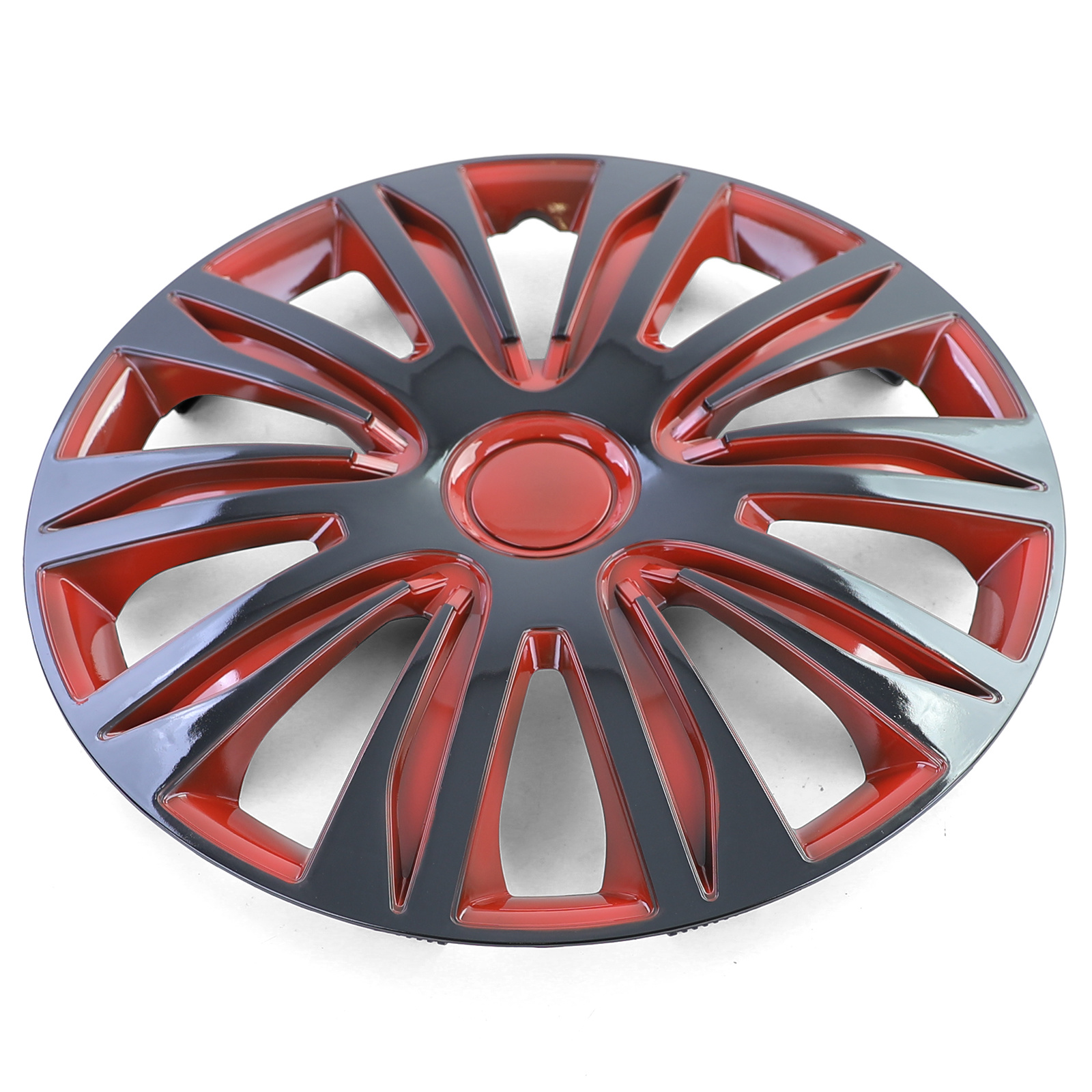 Tenzo-R - wieldoppen - voor stalen velgen - 15'' - zwart rood