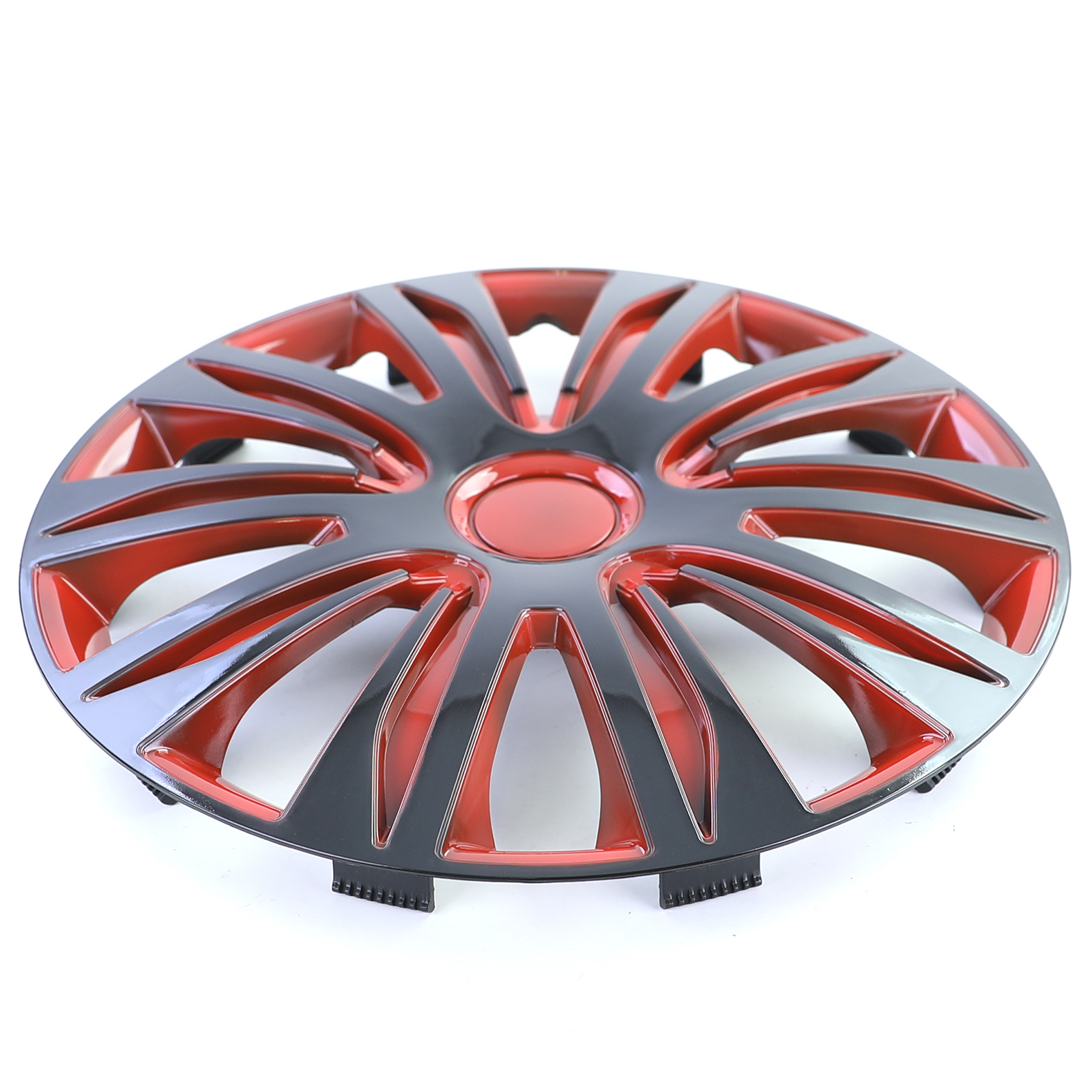 Tenzo-R - wieldoppen - voor stalen velgen - 15'' - zwart rood