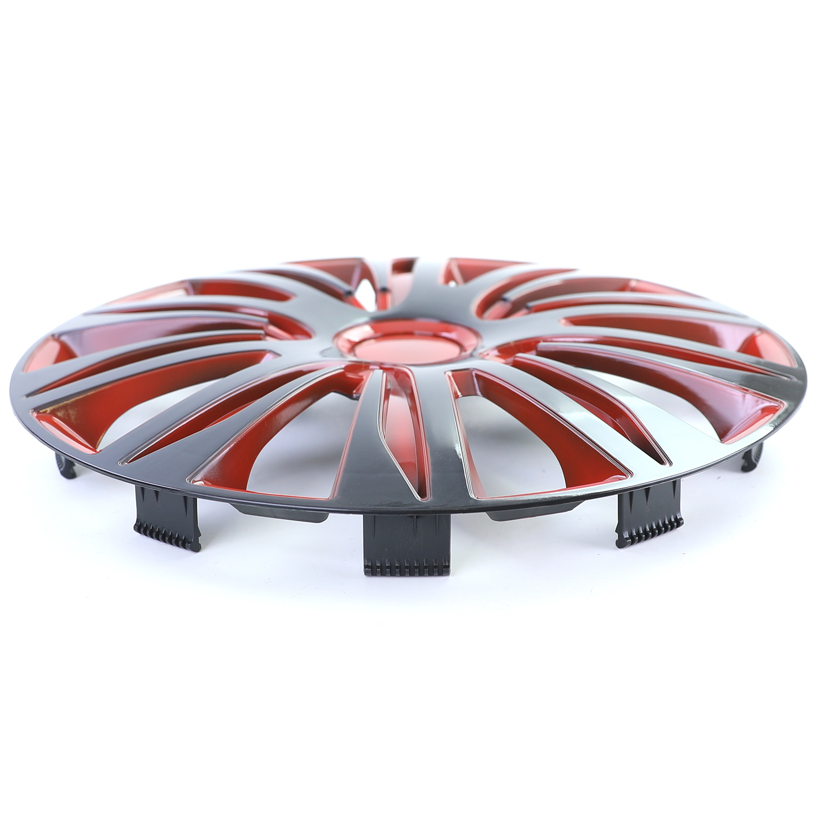 Tenzo-R - wieldoppen - voor stalen velgen - 15'' - zwart rood