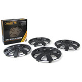 Tenzo-R - wieldoppen - voor stalen velgen - 13" - zwart carbon