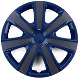 Tenzo-R - wieldoppen - voor stalen velgen - 14'' - blauw carbon