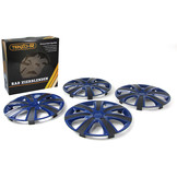Tenzo-R - wieldoppen - voor stalen velgen - 14'' - blauw carbon