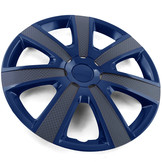 Tenzo-R - wieldoppen - voor stalen velgen - 14'' - blauw carbon