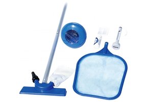 Zwembad schoonmaakset - bodemstofzuiger - drijvende dispenser