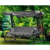 Gardenline - schommelbank - tuinbank - 210x120x170 cm - grijs