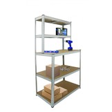 Stellingkast - 5 planken - stabiel - 180x100x60 cm