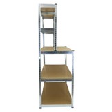 Stellingkast - 5 planken - stabiel - 180x100x60 cm