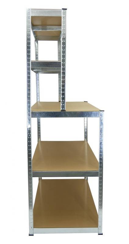Stellingkast - 5 planken - stabiel - 180x100x60 cm