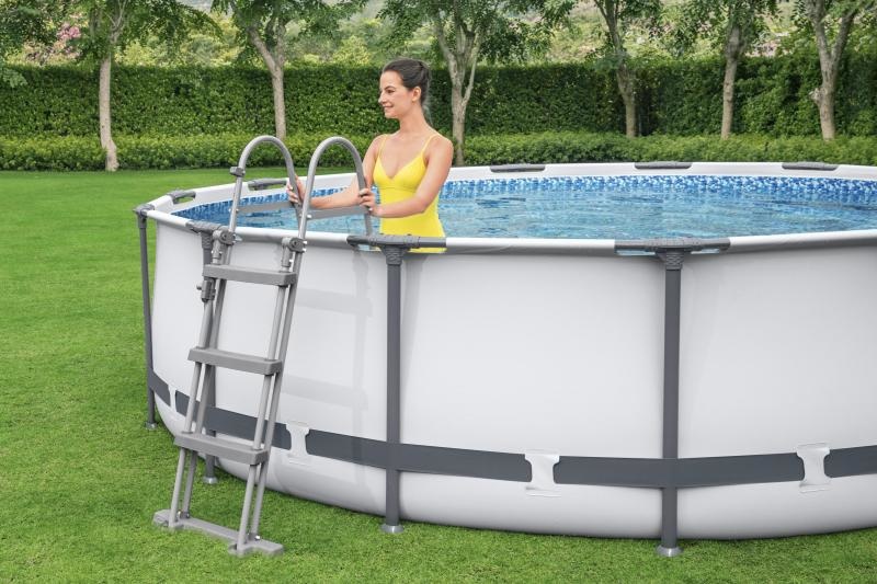 Bestway - opzetzwembad - 366x100 cm - compleet met accessoires