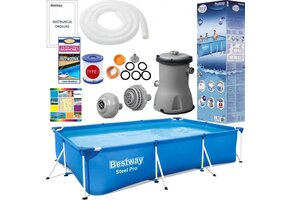 Bestway - opzetzwembad - 300x201x66 cm - met filterpomp