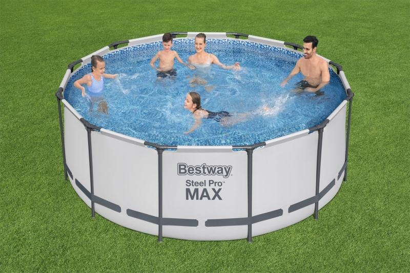 Bestway - opzetzwembad - 366x122 cm - compleet met accessoires