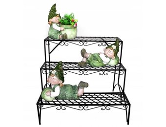 Gardenline - plantenrek - gepoedercoat staal - 70X60X60 cm