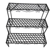 Gardenline - plantenrek - gepoedercoat staal - 70X60X60 cm