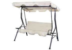 Gardenline - schommelbank - tuinbank - 170x110x153 cm - beige