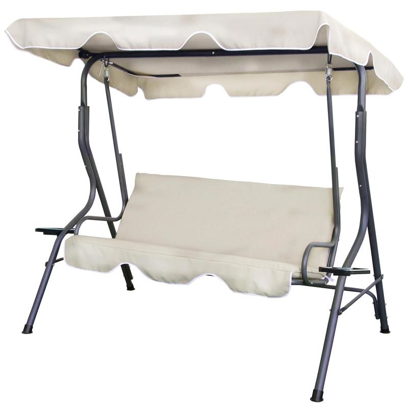 Gardenline - schommelbank - tuinbank - 170x110x153 cm - beige