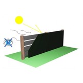 Gardenline - schaduwdoek - 150x5000 cm - donkergroen