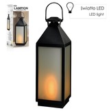 Lantaarn - LED-verlichting - unieke decoratie - 195x195x600 mm