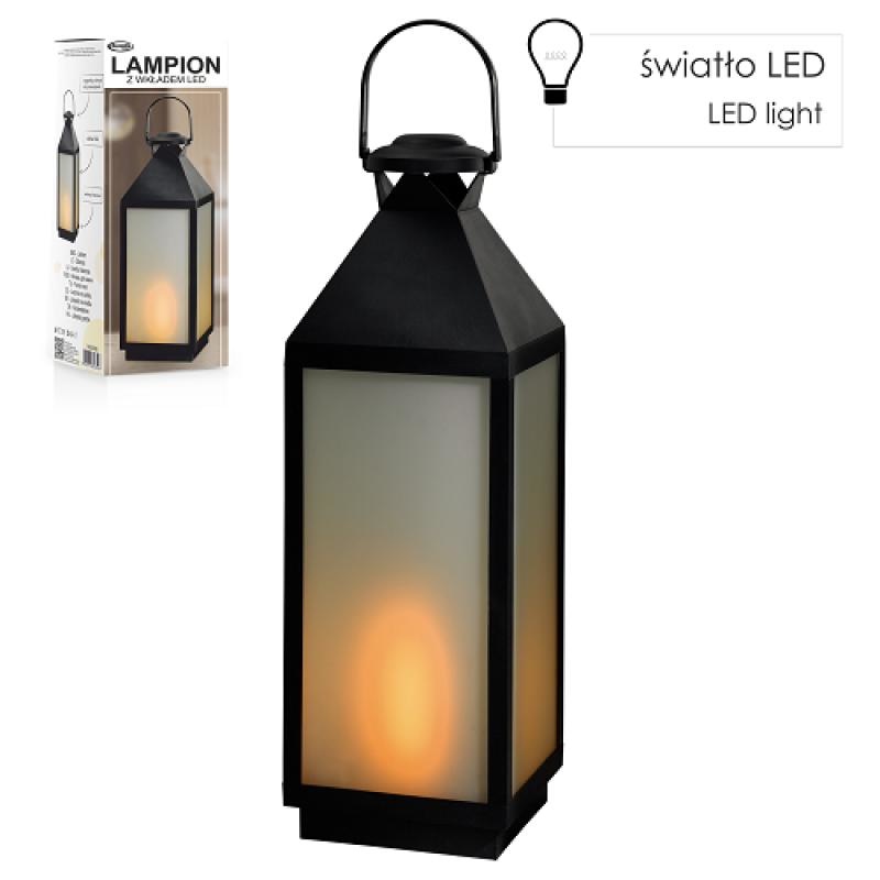 Lantaarn - LED-verlichting - unieke decoratie - 195x195x600 mm