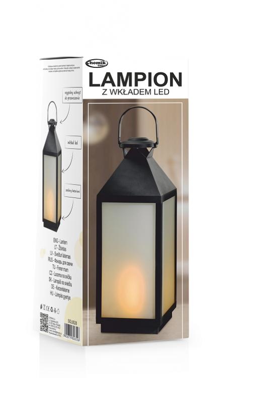 Lantaarn - LED-verlichting - unieke decoratie - 195x195x600 mm