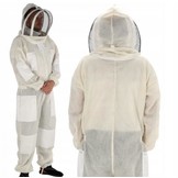 Imkerpak - geventileerd - met afneembare kap - XL - wit