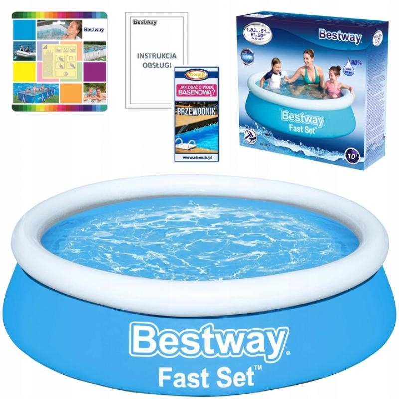 Bestway - opblaaszwembad - Ø183 cm x 51 cm - 940 liter