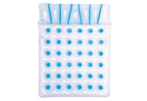 Luchtbed zwembad - 2 personen - 193x142 cm - wit blauw