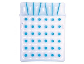 Luchtbed zwembad - 2 personen - 193x142 cm - wit blauw