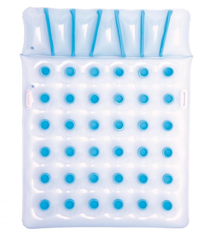 Luchtbed zwembad - 2 personen - 193x142 cm - wit blauw