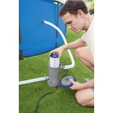 Bestway - zwembadpomp - met filter - 2006 liter/uur - grijs
