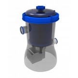 Bestway - zwembadpomp - met filter - 2006 liter/uur - grijs