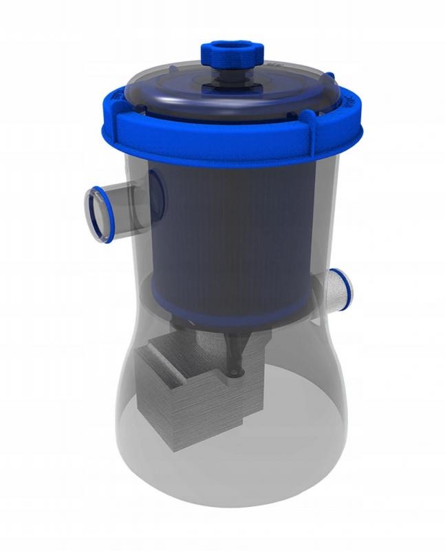 Bestway - zwembadpomp - met filter - 2006 liter/uur - grijs