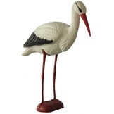 Gardenline - ooievaar - tuindecoratie - duurzaam kunststof - 73x26x82 cm