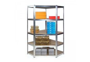 Stellingkast - 5 planken - stabiel - 180x90x30 cm