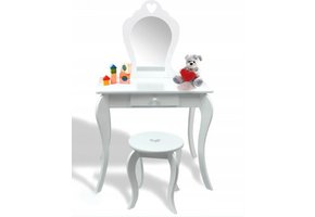 Kaptafel - kinderkaptafel - spiegel - een kruk - 108x71x39,5 cm