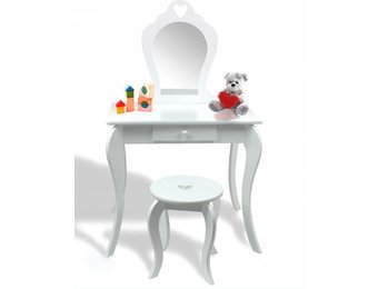 Kaptafel - kinderkaptafel - spiegel - een kruk - 108x71x39,5 cm