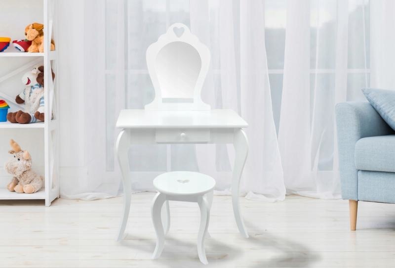 Kaptafel - kinderkaptafel - spiegel - een kruk - 108x71x39,5 cm