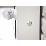 Kaptafel - met spiegel en kruk - LED-verlichting - 80x50x135 cm