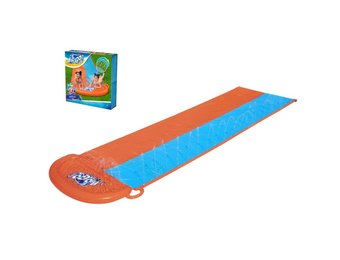 Bestway - waterbaan - dubbele glijbaan - 488 cm - blauw oranje