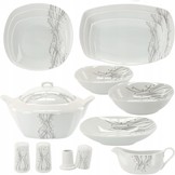 Cookline - serviesset - 12 personen - 49 delig - porselein