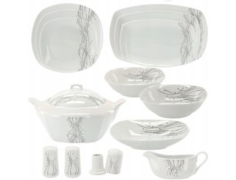 Cookline - serviesset - 12 personen - 49 delig - porselein