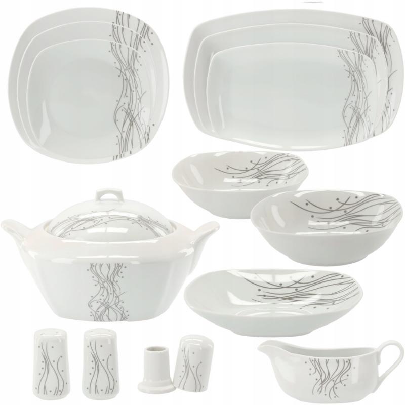 Cookline - serviesset - 12 personen - 49 delig - porselein