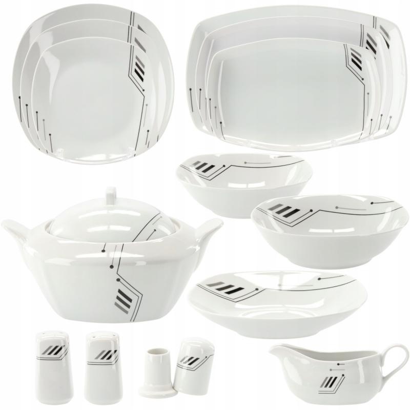 Cookline - serviesset - 12 personen - 49 delig - porselein