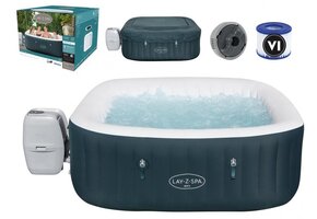 Bestway - opblaasbare jacuzzi - met afdekzeil - 180x180x66 cm