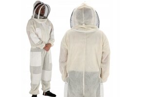 Imkerpak - geventileerd - met afneembare kap - XXL - wit