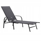 Gardenline - ligstoel - verstelbare rugleuning - 195x96x94 cm