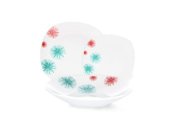 Cookline - serviesset - 6 personen - 18 delig - bloemen