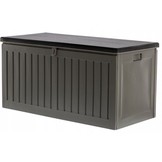 Gardenline - tuinbox - houten patroon - 270L - grijs zwart