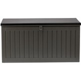 Gardenline - tuinbox - houten patroon - 270L - grijs zwart